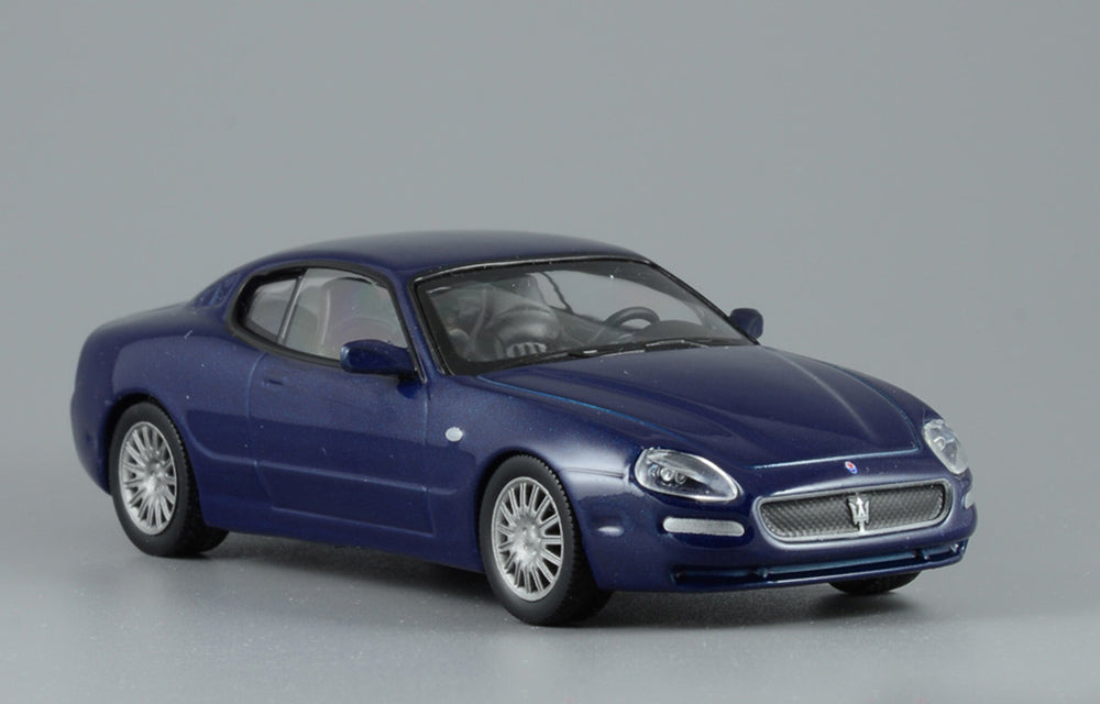 Maserati Coupe Blue Italian Sports GT 2002 Year 1/43 Scale Diecast Model Car