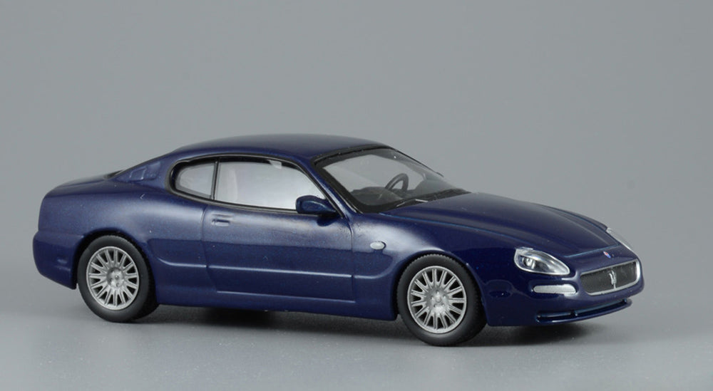 Maserati Coupe Blue Italian Sports GT 2002 Year 1/43 Scale Diecast Model Car