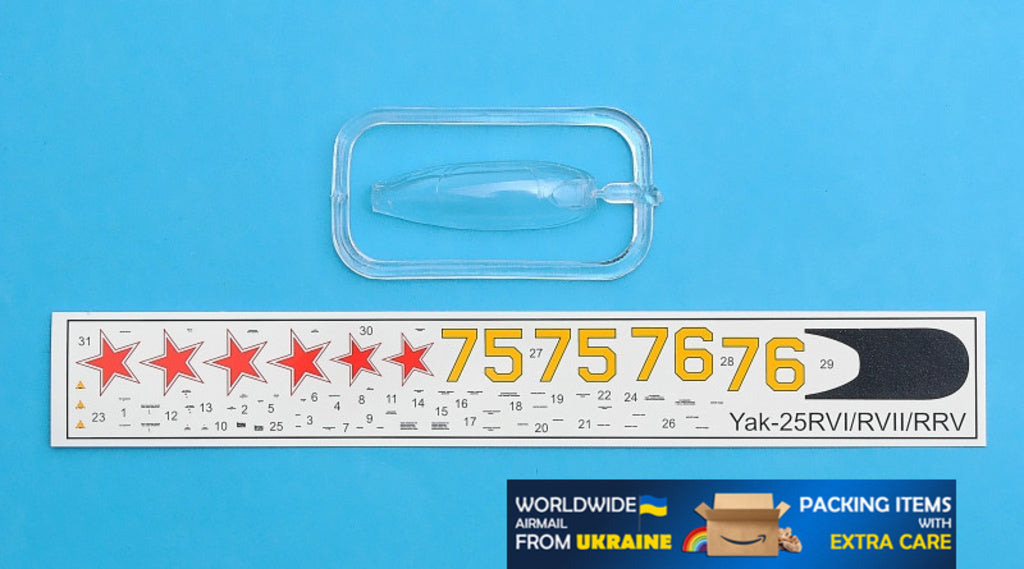 Yakovlev Yak-25RV/RRV "Mandrake" 1/72 Scale Plastic Model Kit Amodel 72176