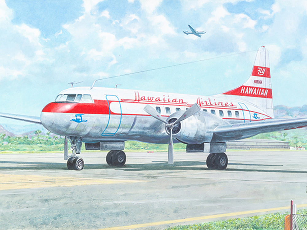 Convair CV-340 "Hawaiian Airlines" Aircraft 1/144 Plastic Model Kit RODEN 334